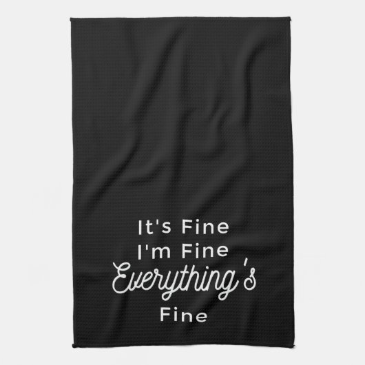 Het is goed theedoek (Verticaal)