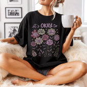Het is goed voor Boho Floral T-shirt