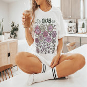 Het is goed voor Boho Floral T-shirt