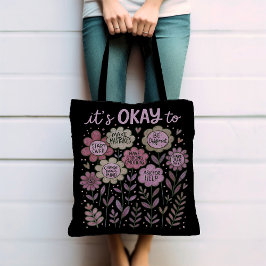 Het is goed voor Boho Floral Tote Bag