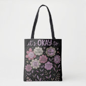 Het is goed voor Boho Floral Tote Bag (Voorkant)