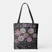 Het is goed voor Boho Floral Tote Bag (Achterkant)