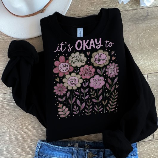 Het is goed voor Boho Floral Trui
