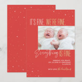 Het Is Goed Wij Zijn Goed Alles Is Goed  Feestdagenkaart (Voorkant / Achterkant)