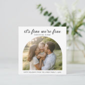 Het Is Goed Wij Zijn Goed Alles Is Goed Klassiek F Feestdagenkaart (Staand voorkant)