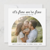 Het Is Goed Wij Zijn Goed Alles Is Goed Klassiek F Feestdagenkaart (Voorkant)