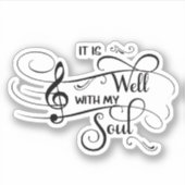 Het is goede muziek sticker (Voorkant)