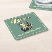 Het is goedkoper dan therapie kartonnen onderzetters (Schuin)