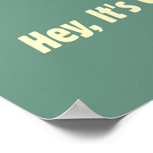 Het is goedkoper dan therapie poster (Hoek)