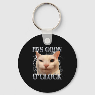 Het is Goon-uur Funny Cat Meme Mannen Vrouwen Humo Sleutelhanger