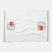 Het is Gouda Brie, een goede dag... grappige kaak Theedoek (Horizontaal)