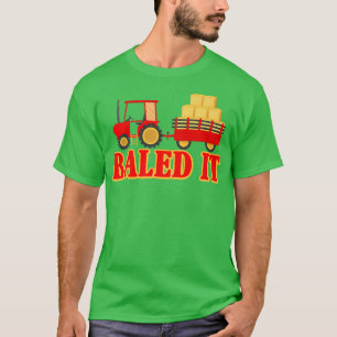 Het is grappig dat Farmer Hay Bale Farming Pun T-shirt