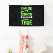 Het is grappig spandoek (Insitu)