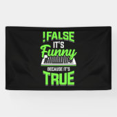Het is grappig spandoek (Horizontaal)