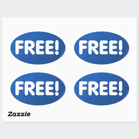 Het is gratis! Sticker (Vel)