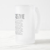 Het is Grieks voor mij kikkerglas Matglas Bierpul (Voorkant rechts)