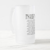 Het is Grieks voor mij kikkerglas Matglas Bierpul (Voorkant links)