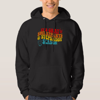 Het is grijze Sweatpants en Stepdaddy Season Hoodie