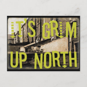 Het is Grim Up North Briefkaart
