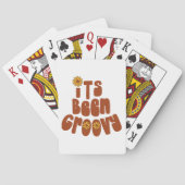 Het is groovy geweest pokerkaarten (Achterkant)