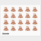 Het is groovy geweest vierkante sticker (Vel)