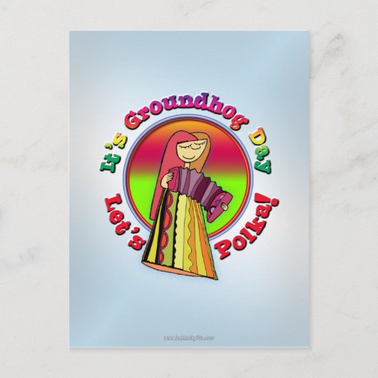 Het is Groundhog Day. Briefkaart (Voorkant)