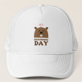 Het is Groundhog Day Trucker Pet (Voorkant)