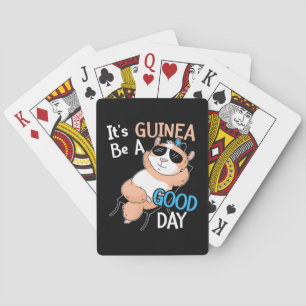 Het is Guinee Pig een goede dag Pokerkaarten