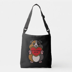 Het is Guinee Varkenshart OK   Cute Guinea Pig Crossbody Tas
