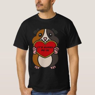 Het is Guinee Varkenshart OK Cute Guinea Pig T-shirt