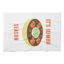 Het is Gumbo Season Keukendoek