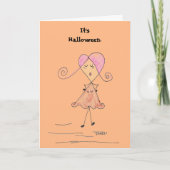 Het is Halloween. Dat krijg ik de hele tijd. Kaart (Voorkant)
