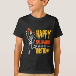 Het is Halloween en ja, het is mijn verjaardag Spo T-shirt