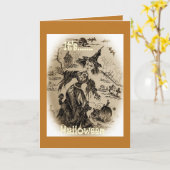 Het is Halloween Kaart (Gele Bloem)