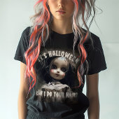 Het is Halloween, kan ik je haar spookpop doen T-shirt