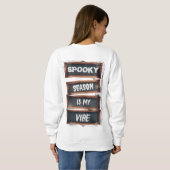 Het is Halloween Pumpkin Funny Custom Halloween Trui (Achterkant volledig)