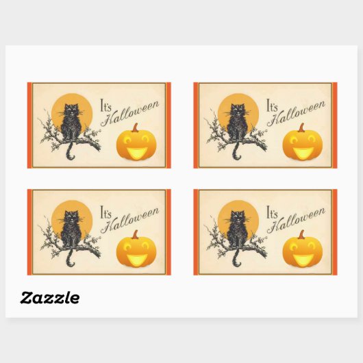  Het is Halloween Rechthoekige Sticker (Vel)