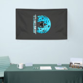 Het is Halloween Spoken Huis Vleermuis Ontwerp Spandoek (Beurs)