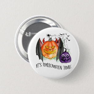 Het is Halloween-tijd Ronde Button 5,7 Cm