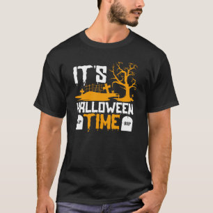 Het is Halloween Time Spooky Graveyard Costume T-S T-shirt