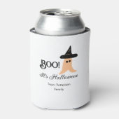 Het is Halloween van de familienaam oranje spook Blikjeskoeler (Blikje Voorkant)