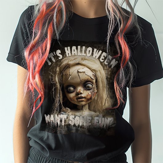 Het is Halloween wil een leuke spookpop T-shirt