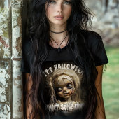 Het is Halloween wil een leuke spookpop T-shirt
