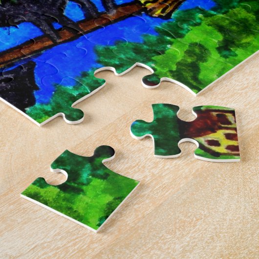 HET IS HALLOWEEN WITCHES TONNIGHT WE RIJDEN LEGPUZZEL (Zijkant)