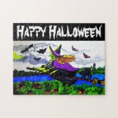 HET IS HALLOWEEN WITCHES TONNIGHT WE RIJDEN LEGPUZZEL (Horizontaal)