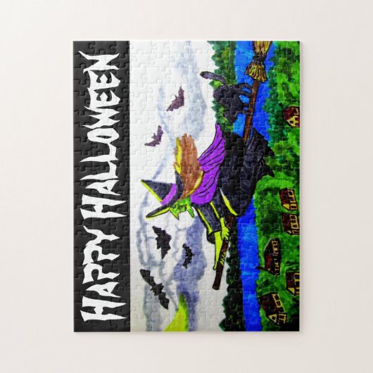 HET IS HALLOWEEN WITCHES TONNIGHT WE RIJDEN LEGPUZZEL (Verticaal)