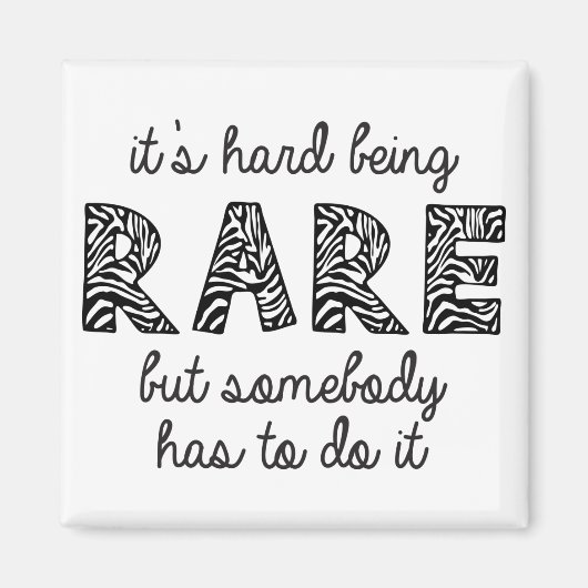 Het is hard worden Zelden Magneet (Voorkant)