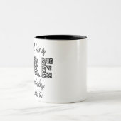 Het is hard worden Zelden Tweekleurige Koffiemok (Center)