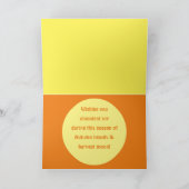 Het is Harvest Season,  herfst Scene Greeting Kaart (Binnen)