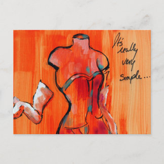 Het is heel eenvoudig briefkaart